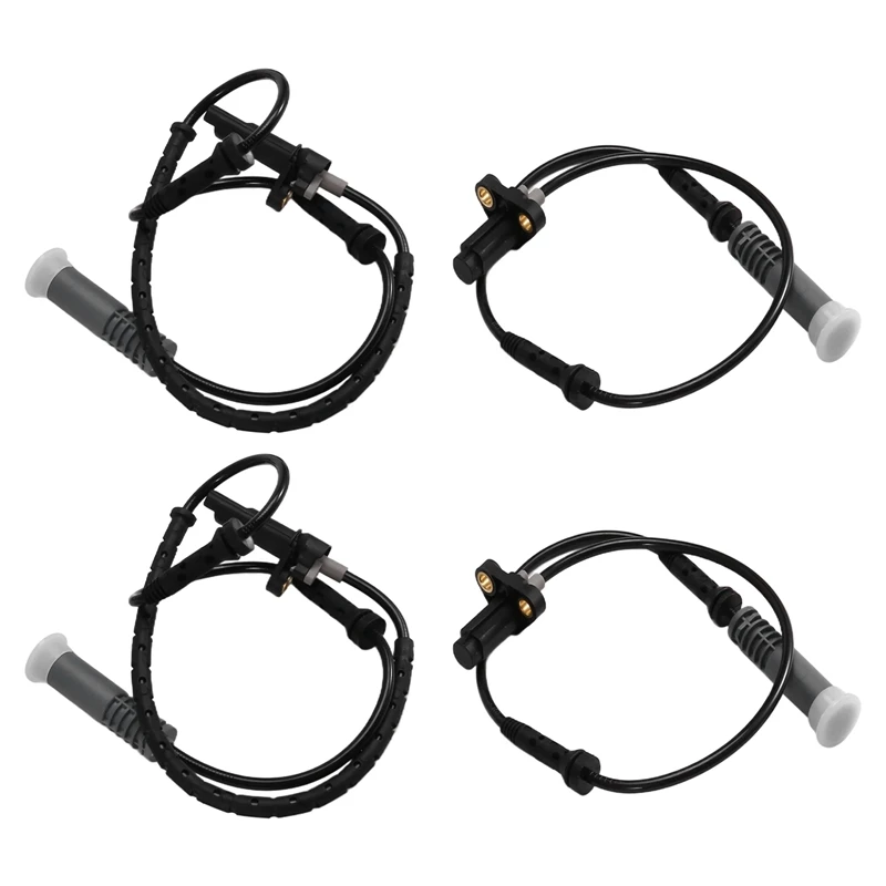 4Pcs Front Rear Letf Right ABS Wheel Speed Sensor For BMW 5 Series E39 Anti-Lock Sensor 34521182159 34521182160