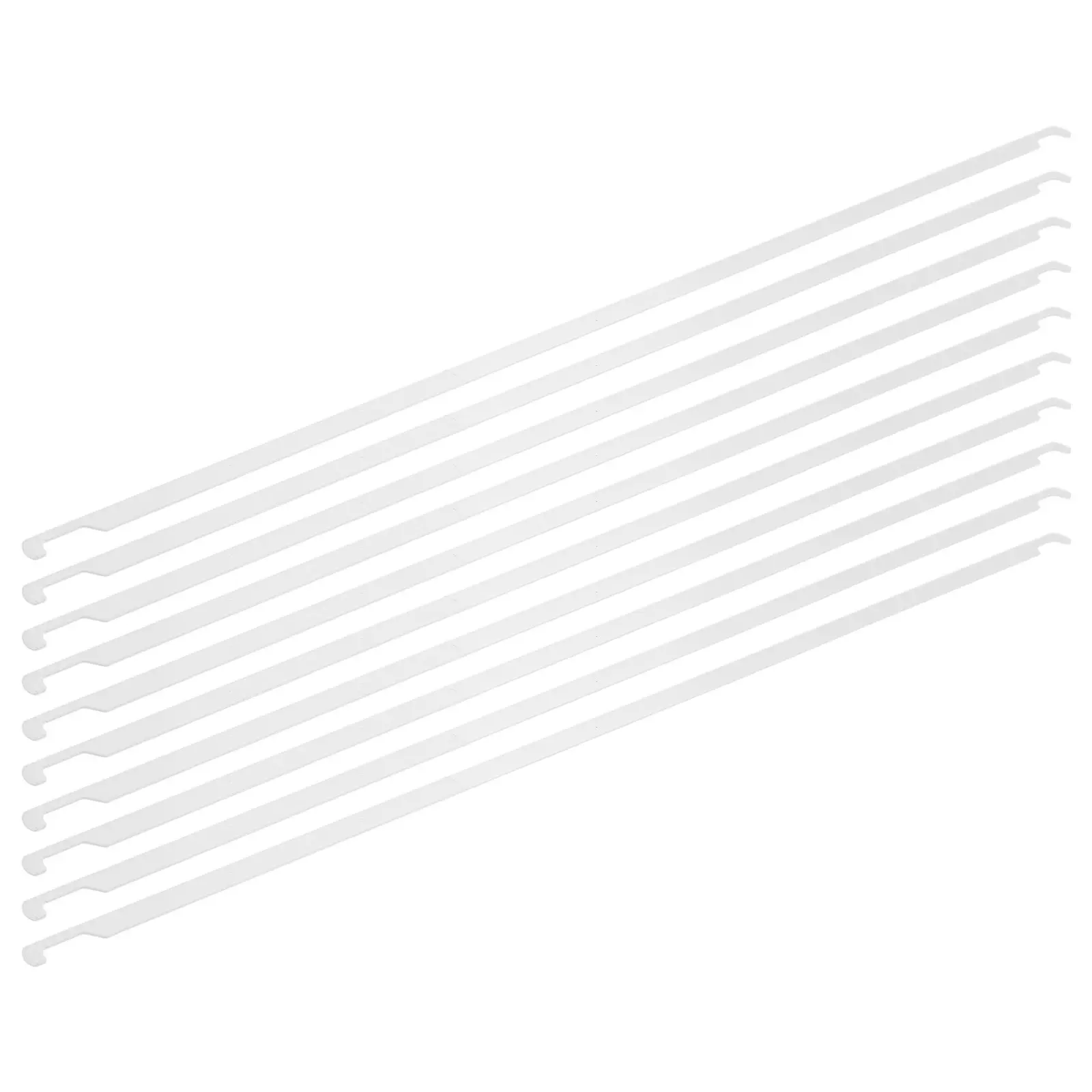 10 Pcs File Folder Hanging Bars Management Rods Storage Cabinet Filing Organizer Drawer Metal view 5