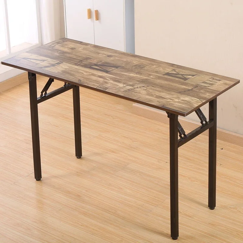 Folding table home portable stall, office conference table, training bench  computer nail art, student desk