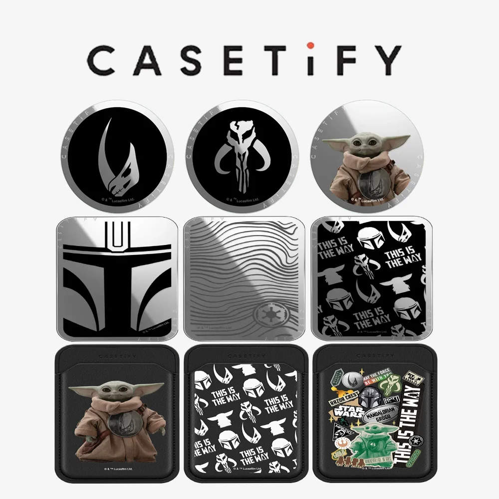 CASETiFY The Mandalorian™ and Grogu Series Magnetic Phone Holder Card Pack for iPhone17 16 15 14 13 12 11 for Samsung S25 S26
