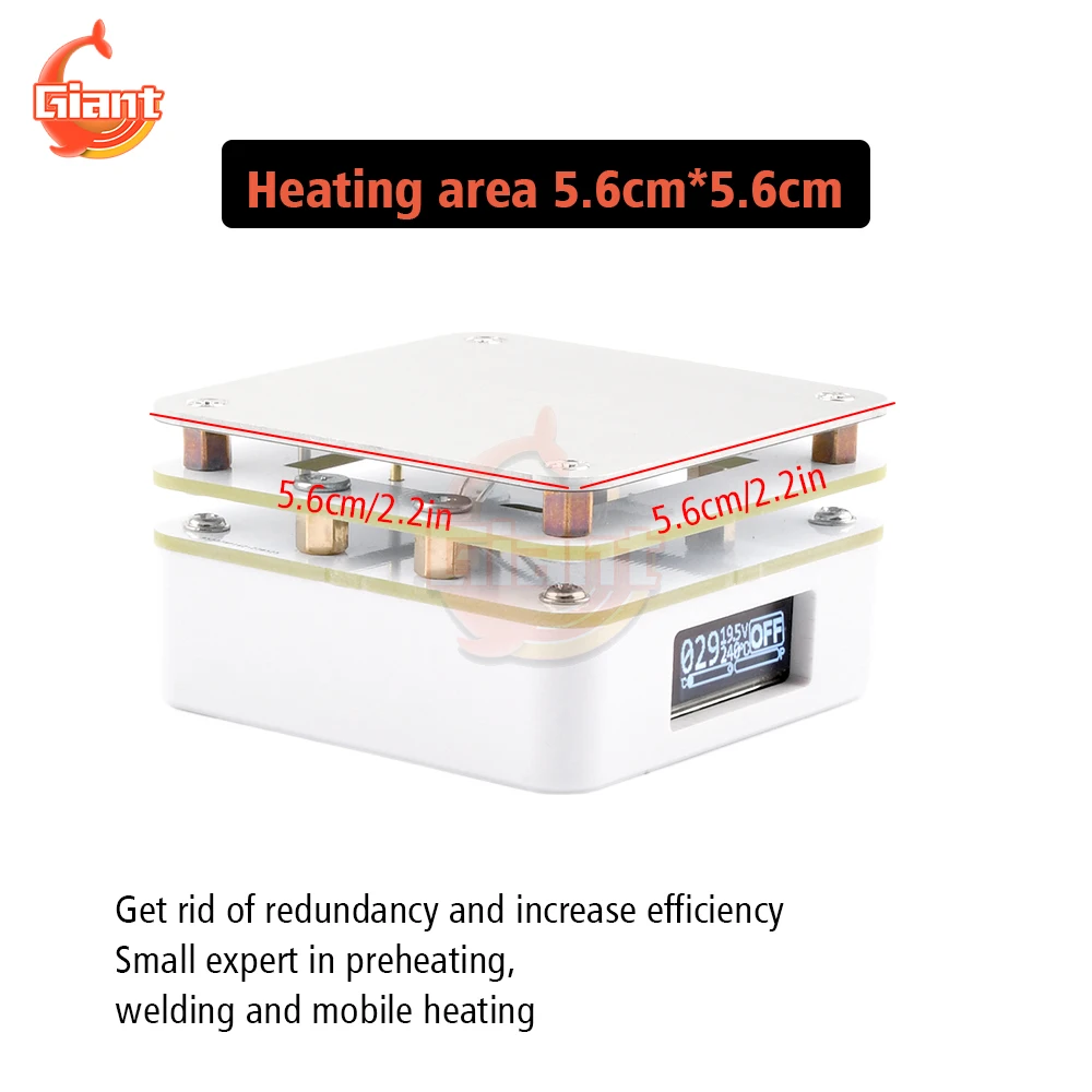 MHP30 PD65W Mini Hot Plate Digital Soldering Preheating Rework Station PCB SMD Board Soldering Plate Heating Table Repair Tools