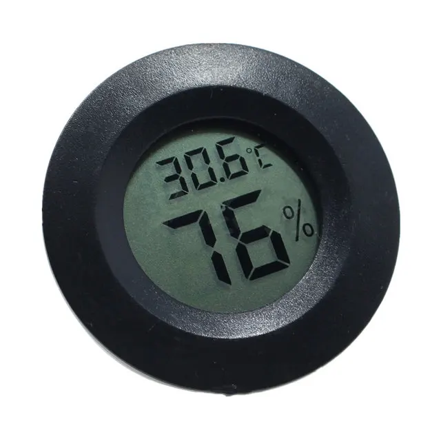 

Circular embedded electronic thermometer, reptile