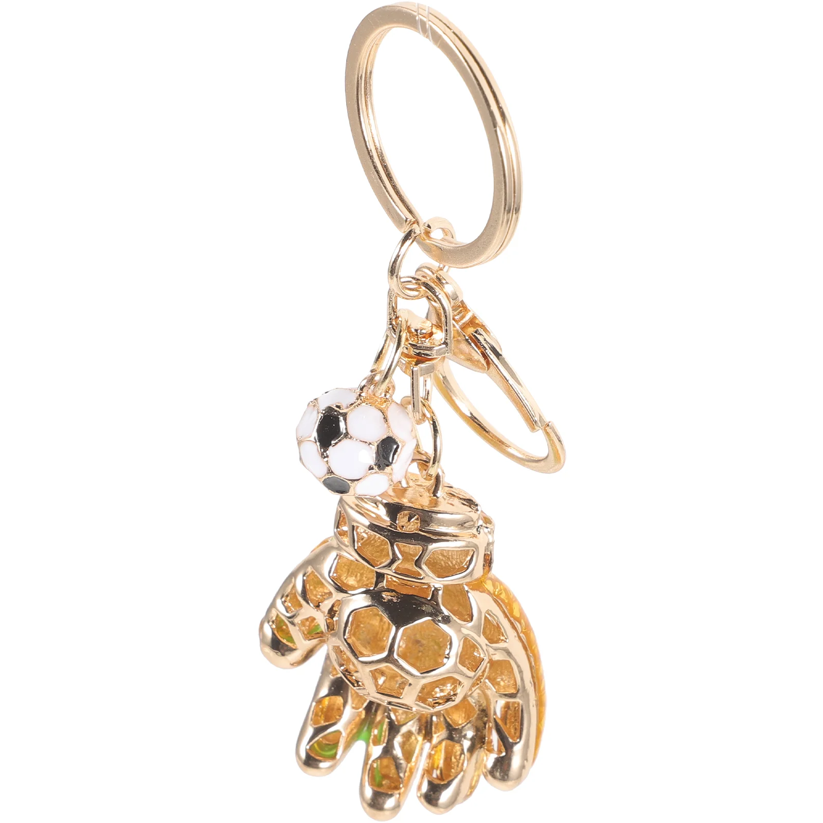 

Football Charm Keychain Ring for Ornaments Backpack Hanging Decoration Men's Wallet