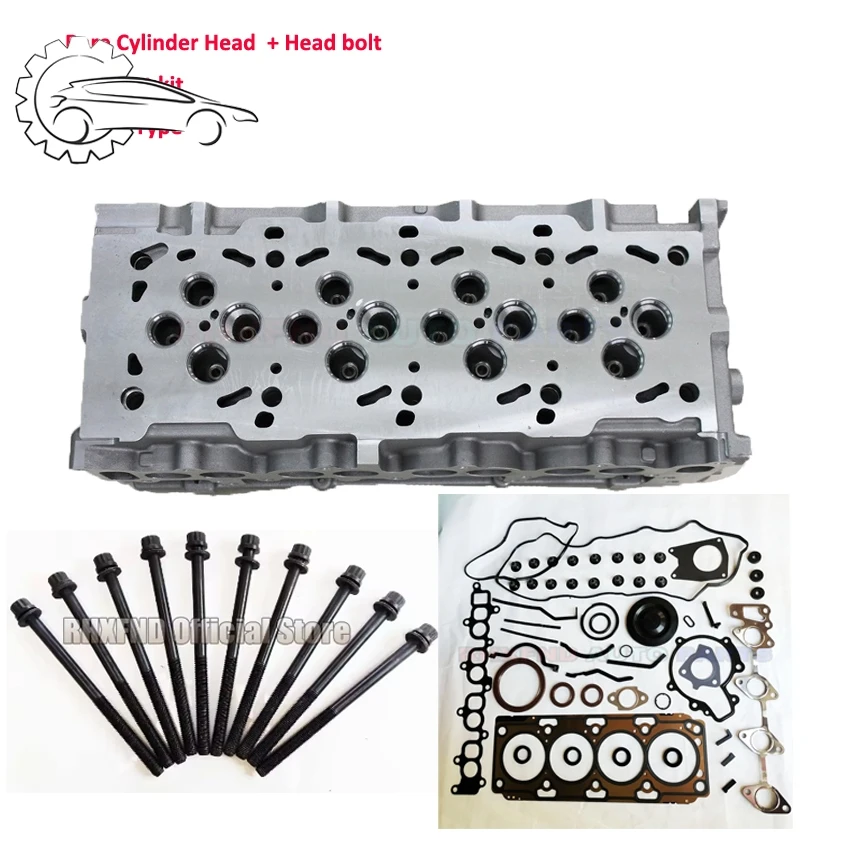 

Complete D4EB cylinder head assembly assy 22111-27400 22111-27750 22111-27800 for hyundai TUCSON 2.0L 2.2L