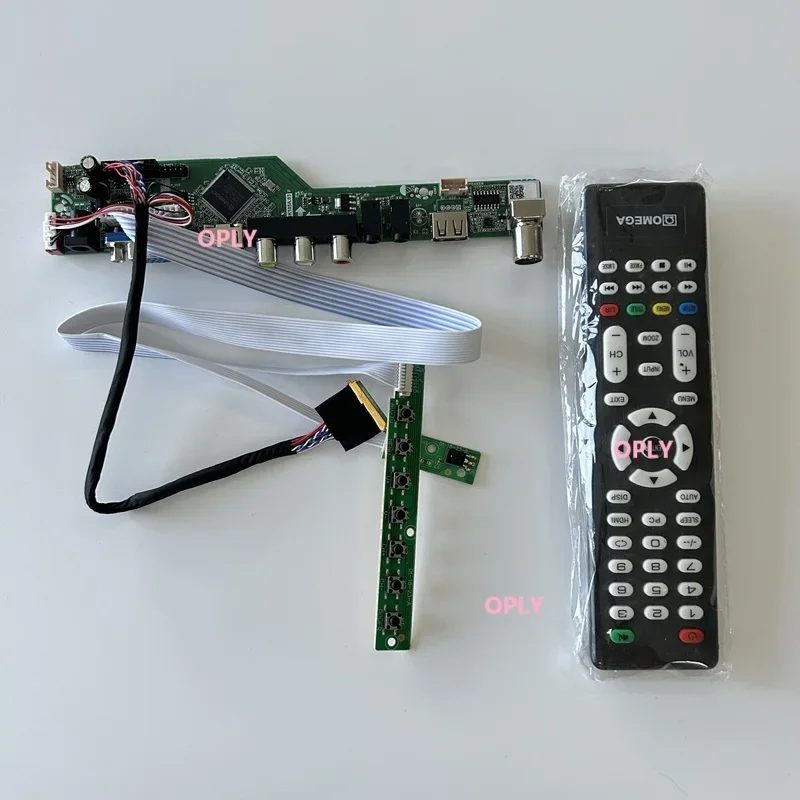 

For LG LP140WH2-TLN1 LP140WH2-TLQ1 LP140WH2 1366X768 14" HDMI-compatible TV Controller board kit RF USB AV VGA Audio Screen LCD