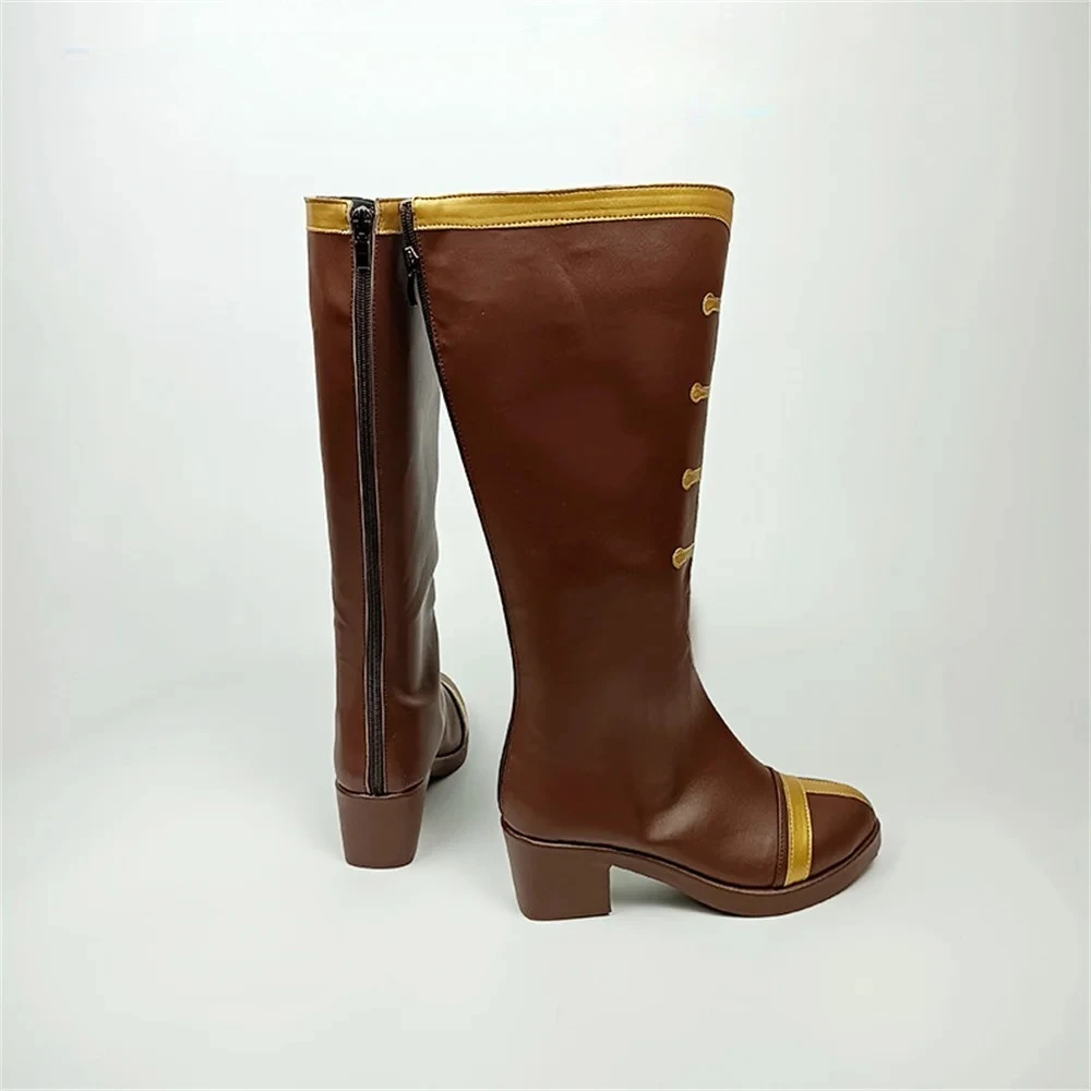 Game Anime Shoes Overlord Mare Bello Fiore Custom Made Cosplay Boots Halloween Costume Accessories Props Made