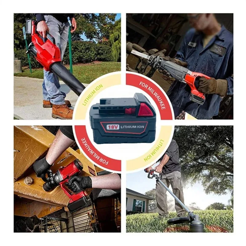 Bateria de ferramenta da série 5000mAh a 12000mAh, 18VM18