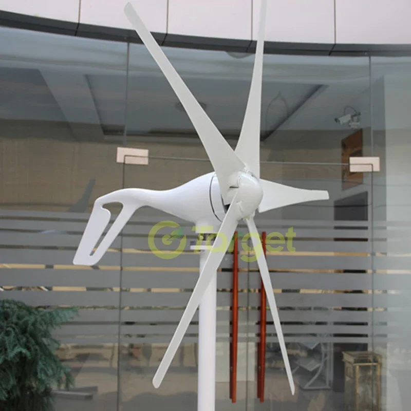10KW Home Wind Power Turbine Generator 3000W 5000W 12V 24V 48V 5KW Free Energy Horizontal Windmill With Hybrid MPPT Controller