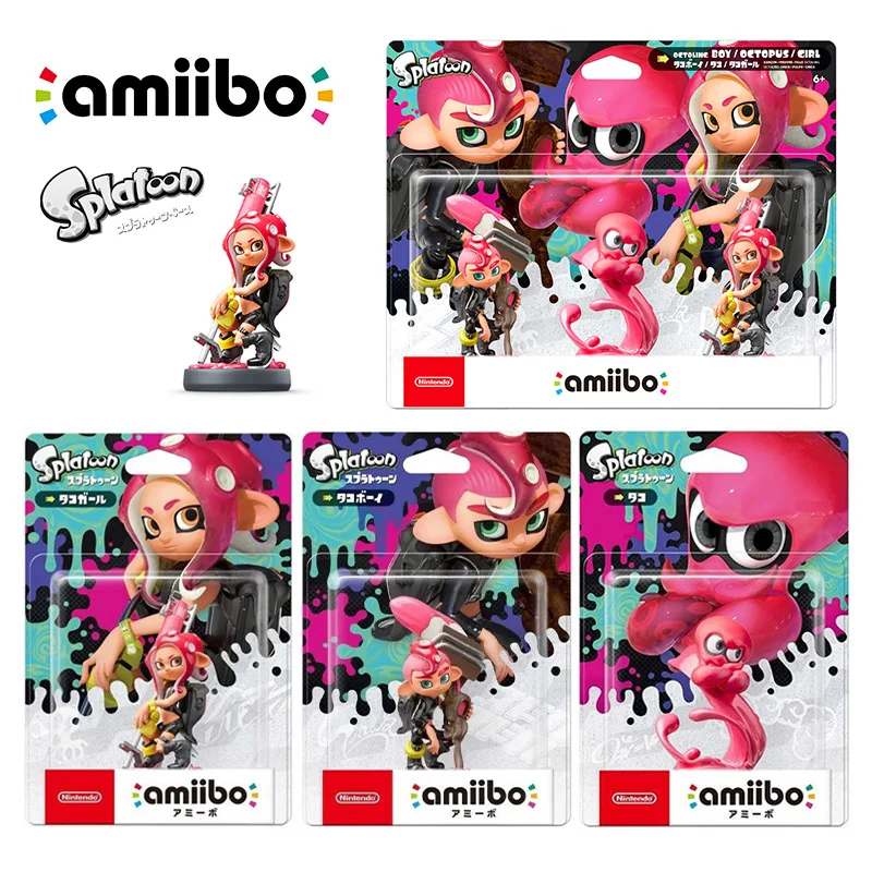 ARTSWIFT Amiibo Splatoon 2 Series Triple Pack (Octoling Boy / Octoling Octopus / Octoling Girl) Asian Version Region Free