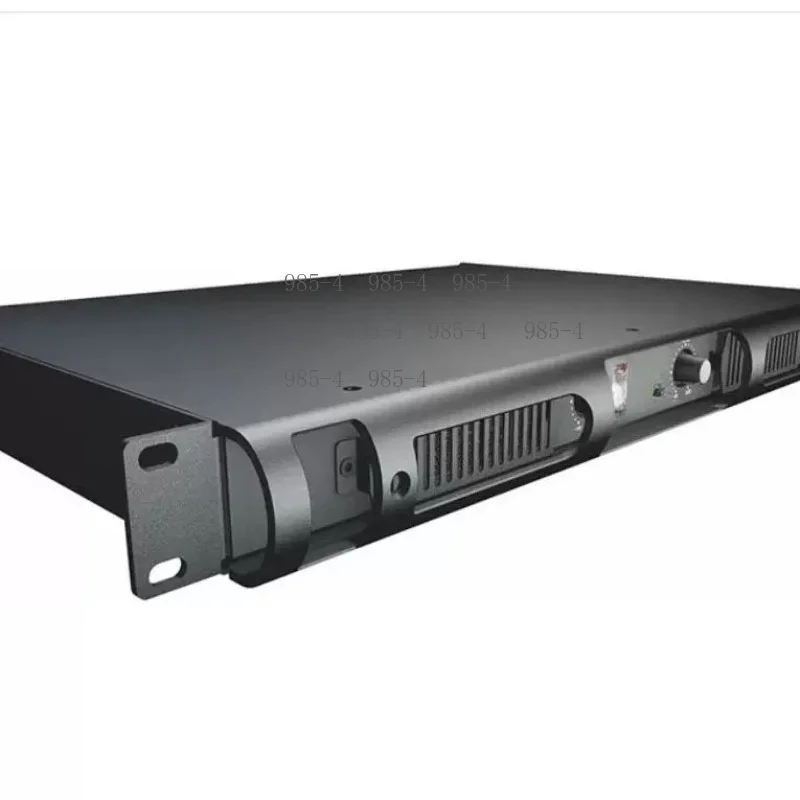 1U 600W High Power Dual-Channel Digital Power Amplifier, Professional Class D Audio Device with Subwoofer Control Console