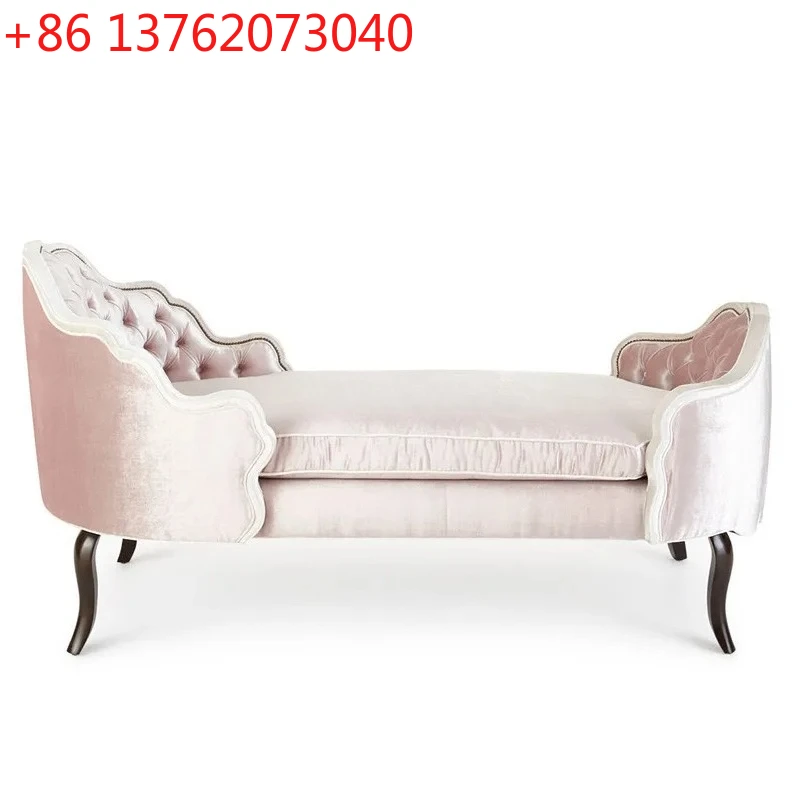 

American light luxury fashion pink concubine chair simple living room bedroom princess beauty couch casual pull-up sofa