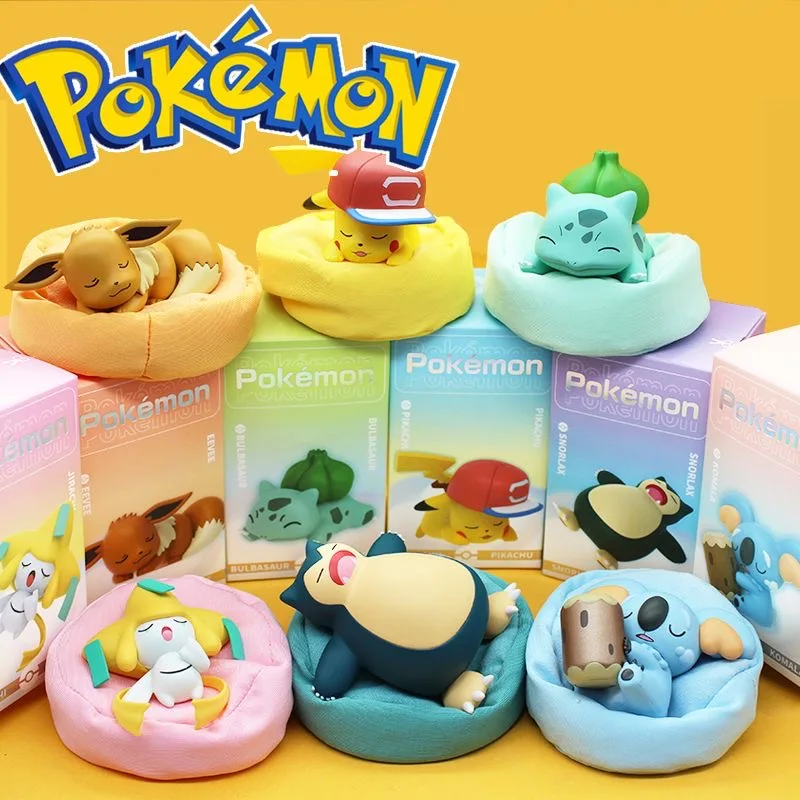 genuine-bandai-pokemon-spirit-sleep-pose-series-trendy-blimpacks-pokemon-pikachu-car-toy-desk-toy