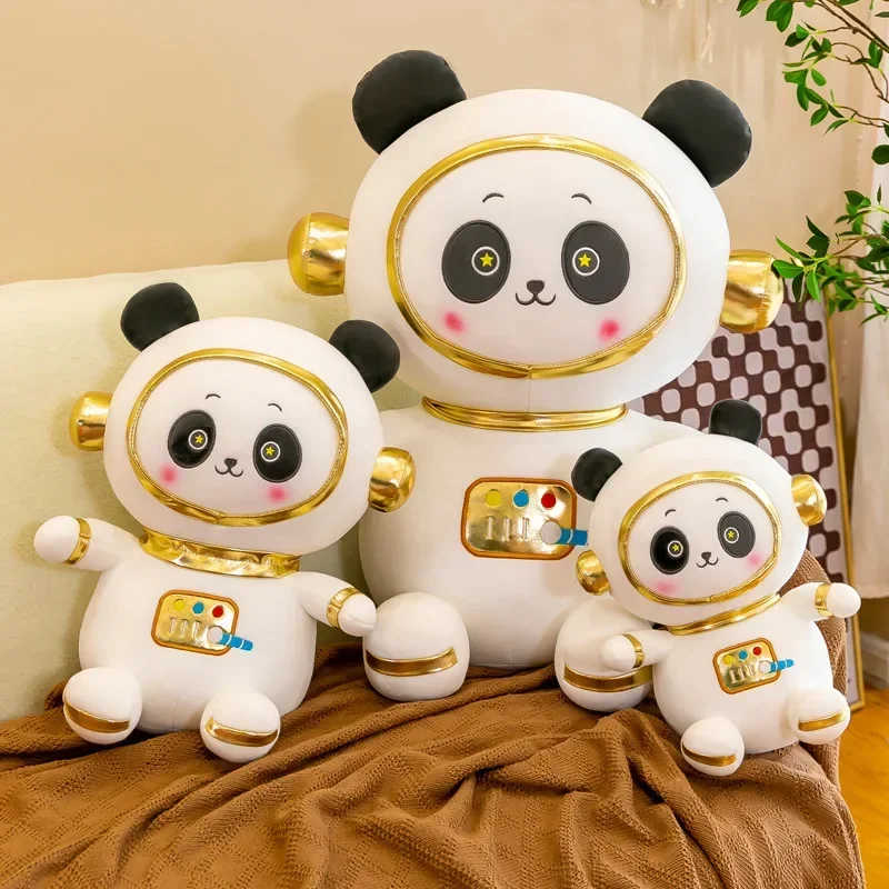 35/45CM Kawaii Space Panda Stuffed Plush Toys Hobbies Cartoon Astronaut Pillow Animal Doll Creative Accompany Gifts for Baby Kid