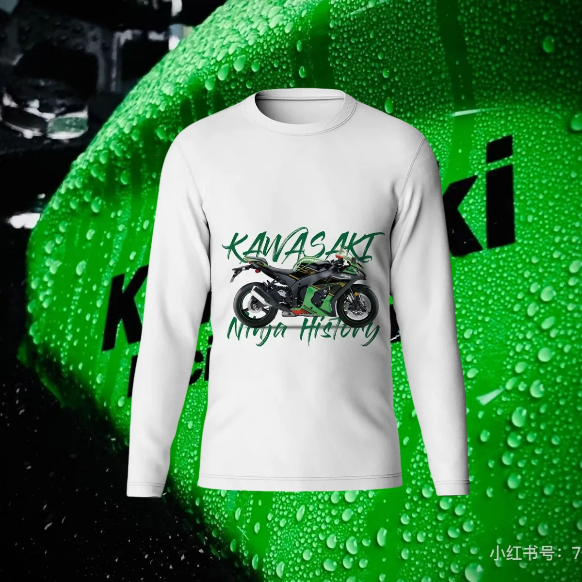 

2025 Kawasaki Off Road Enduro Motocross Jersey Bmx Downhill Speed Bicycle Cycling T-Shirt for Men Mtb Jersey Bike Shirt Long
