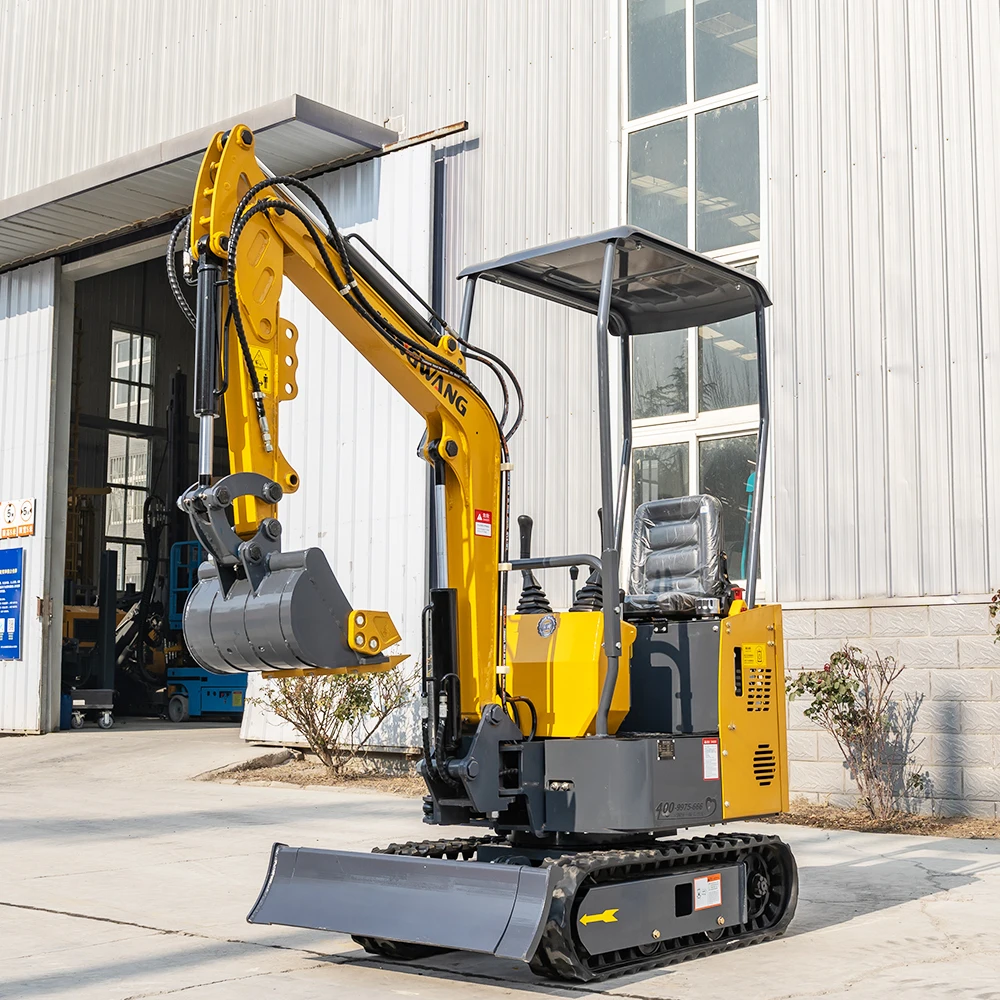 Tür zu Tür 1 Tonne 1,5 Tonnen kleiner Crawler größer 1000kg Micro Pelle 1500kg Mini bagger für den Verkauf in USA Lager