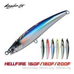 Kingdom GT Floating Pencil Sea Fishing Lures 160mm 180mm 200mm 40g 52g 71g Z Action Artificial Hard Bait Wobbler Saltwater Lure