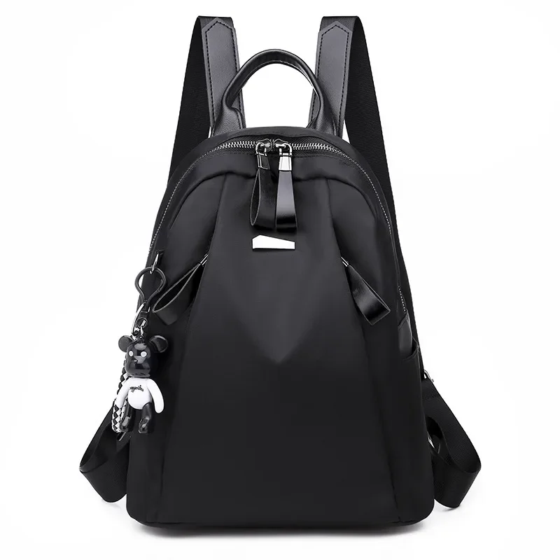 New Trendy Fashion Large Capacity Women\'s Bag Summer Travel Small Backpack Oxford Cloth Waterproof Fabric  Anti-theft Backpack