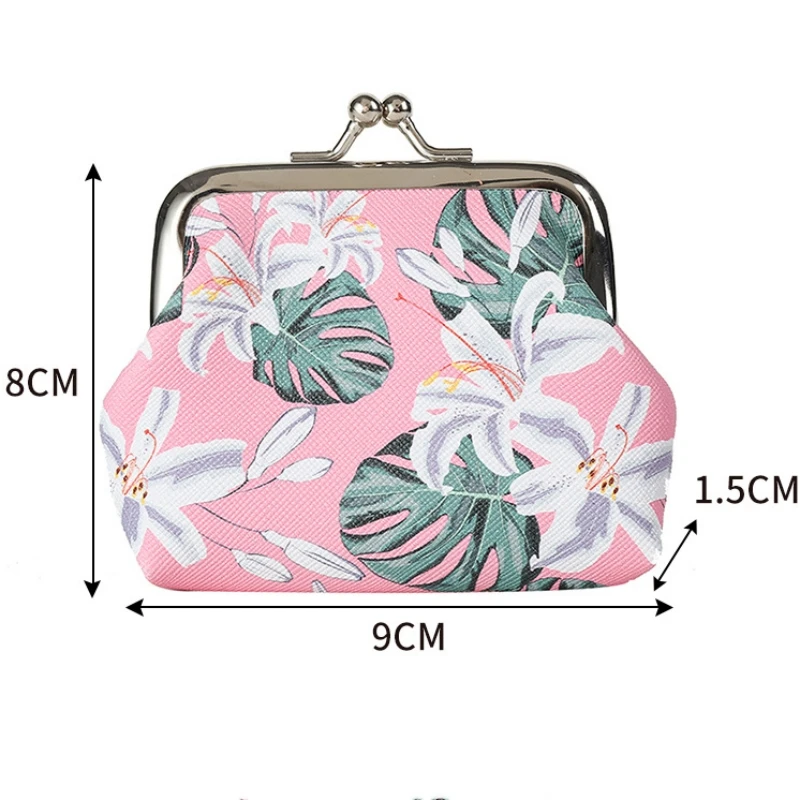 Fruit Printing Coin Purses Women Girl Hasp Wallet Ladies Clutch Change Purse Female Mini Money Bag Cotton Wallet Card Holder