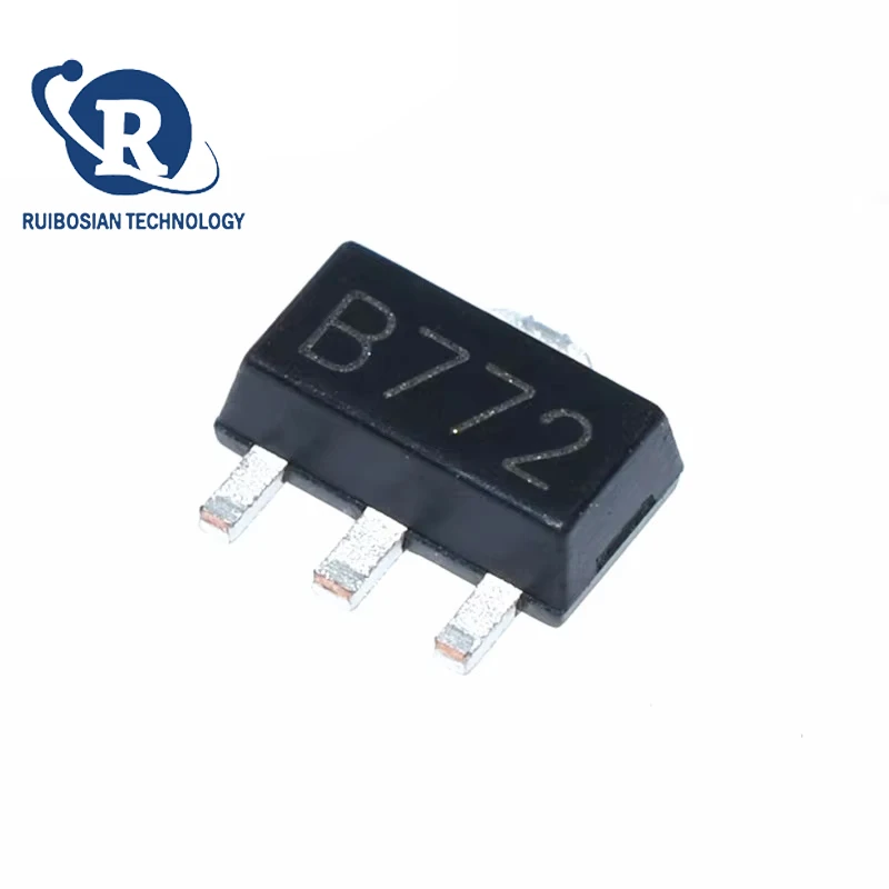 100 قطعة 2SB772 B772 D882 2SD882 SMD PNP ترانزستور الطاقة المتوسطة SOT-89