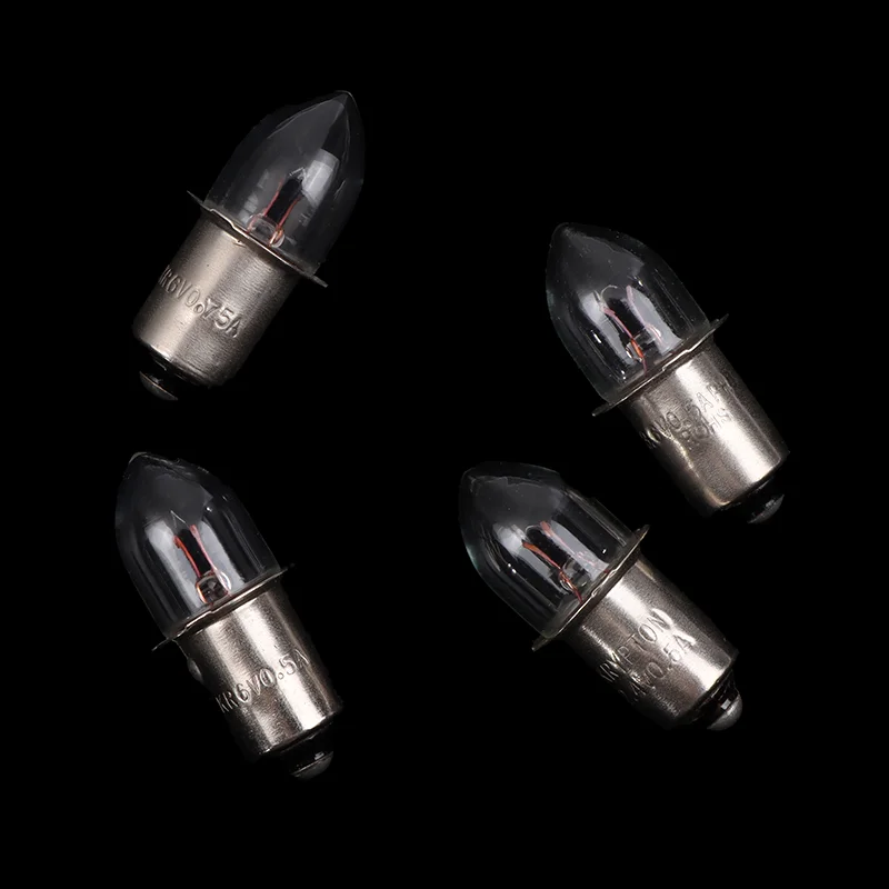 【GE】1Pcs P13.5S 기본 전구 구형 손전등 2.4V 3.6V 4.8V 6V 7.2V 0.4A 0.5A 0.75A 교체 전구 토치 작업 램프 썸네일 3