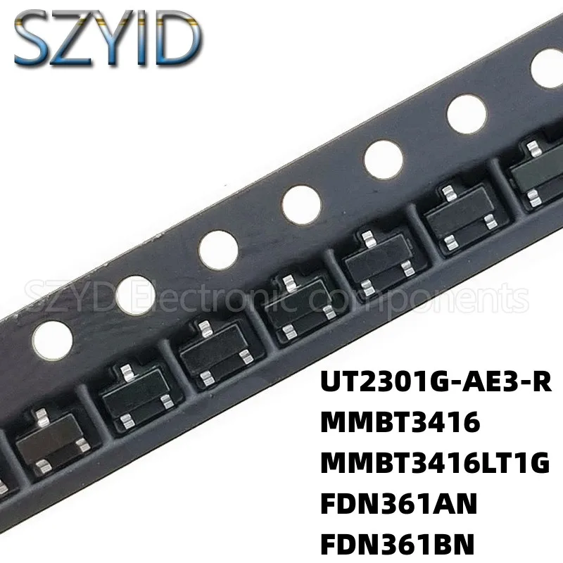 

100PCS SOT23 UT2301G-AE3-R MMBT3416 MMBT3416LT1G FDN361AN FDN361BN