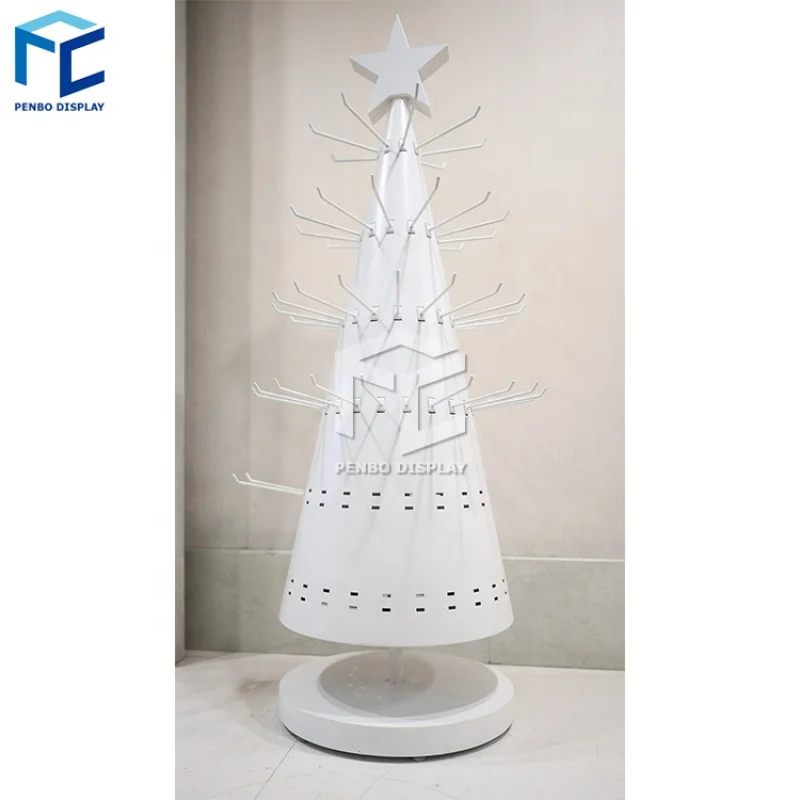 2025customized.Design-tree-shaped Hot Selling Rotating Hanging Socks Display Stand