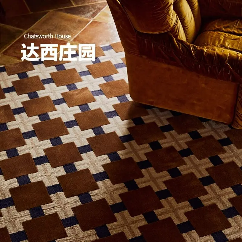Bauhaus Darcy Manor Handmade Thickened Mute American Retro Nanyang Style Medieval Living Room Customized Carpet
