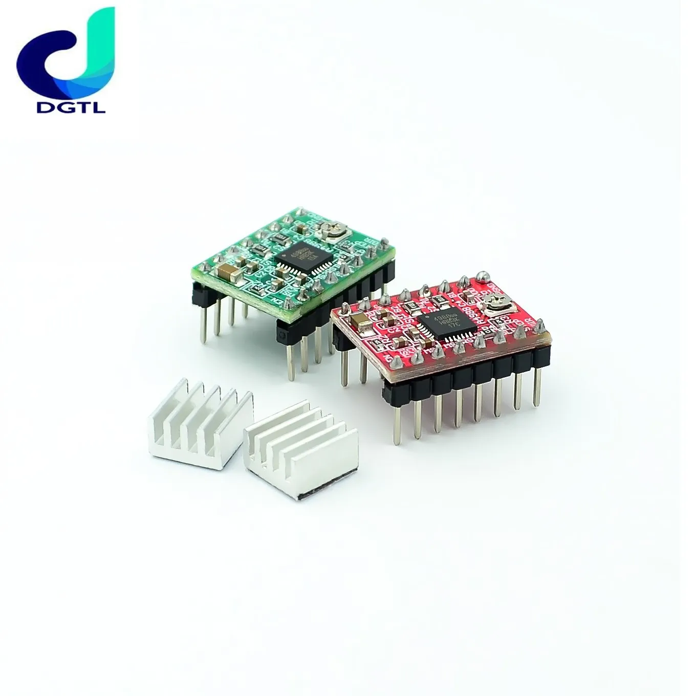 100PCS 3D Printer Parts StepStick A4988 DRV8825 Stepper Motor Driver With Heat sink Carrier Reprap RAMPS 1.4