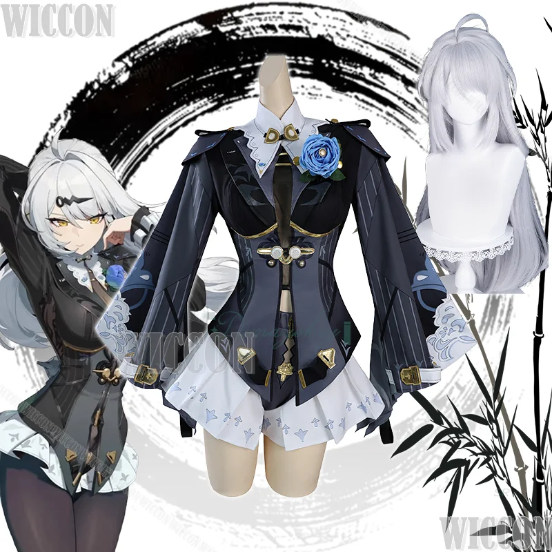 

Yixuan Ink-wash Style Cosplay Clothes ‌Game Zenless Zone Zero Accessories Uniform Wig Carnival Halloween RolePlay Comic Con Cos