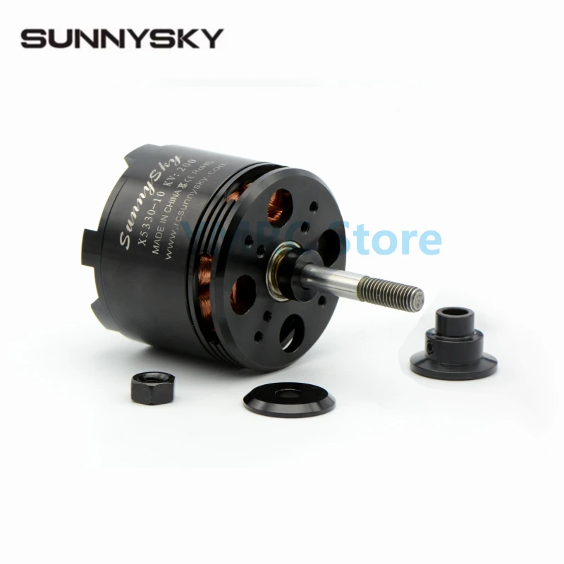 SunnySky X5330 (6360) KV200/KV235 8-10S Brushless Motors for RC Drone 75-85inch Fixed Wing Airplanes Helicopter