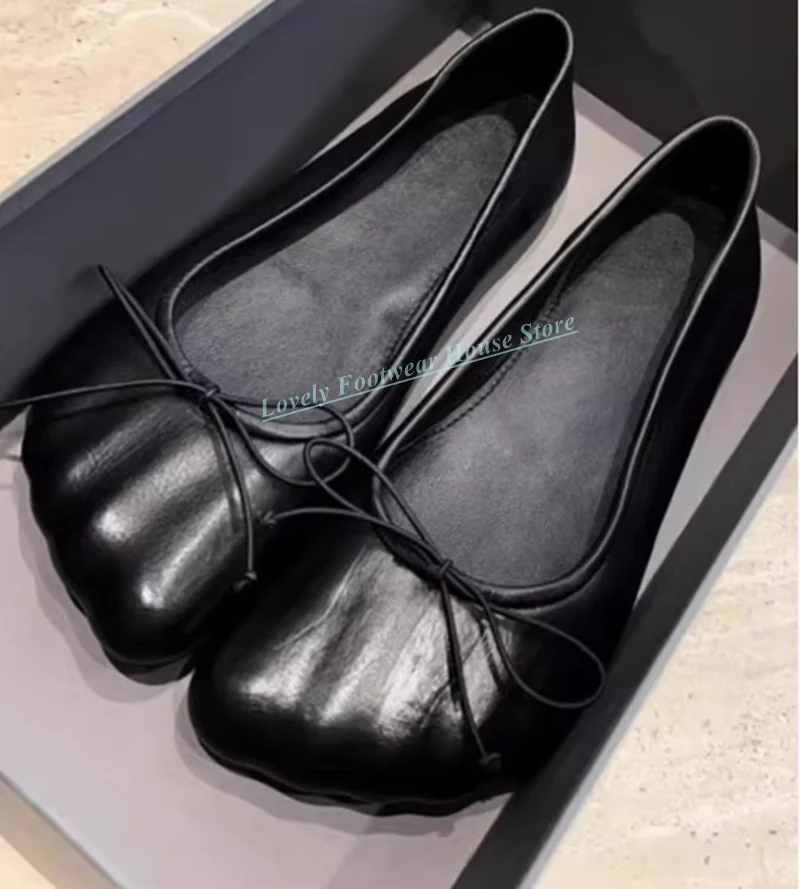 Comfortable Soft Leather Woman Five Finger Split Toe Shoes Flat Heel Female Black Gold Silver Slip On Ballet Single Shoes