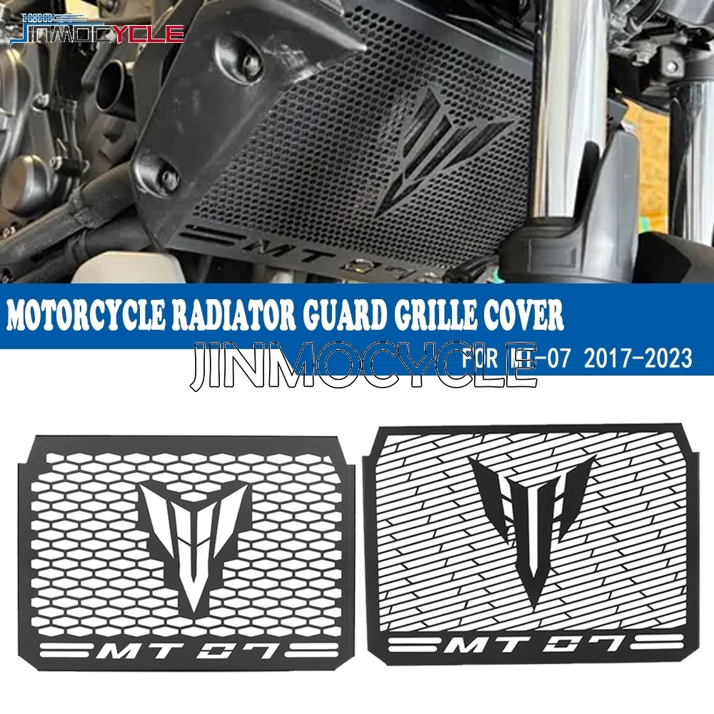 

Motorcycle Parts Radiator Grille Guard Cover Protector For YAMAHA MT07 MT-07 MT 07 2017 2018 2019 2020 2021 2022 2023 FZ-07 FZ07