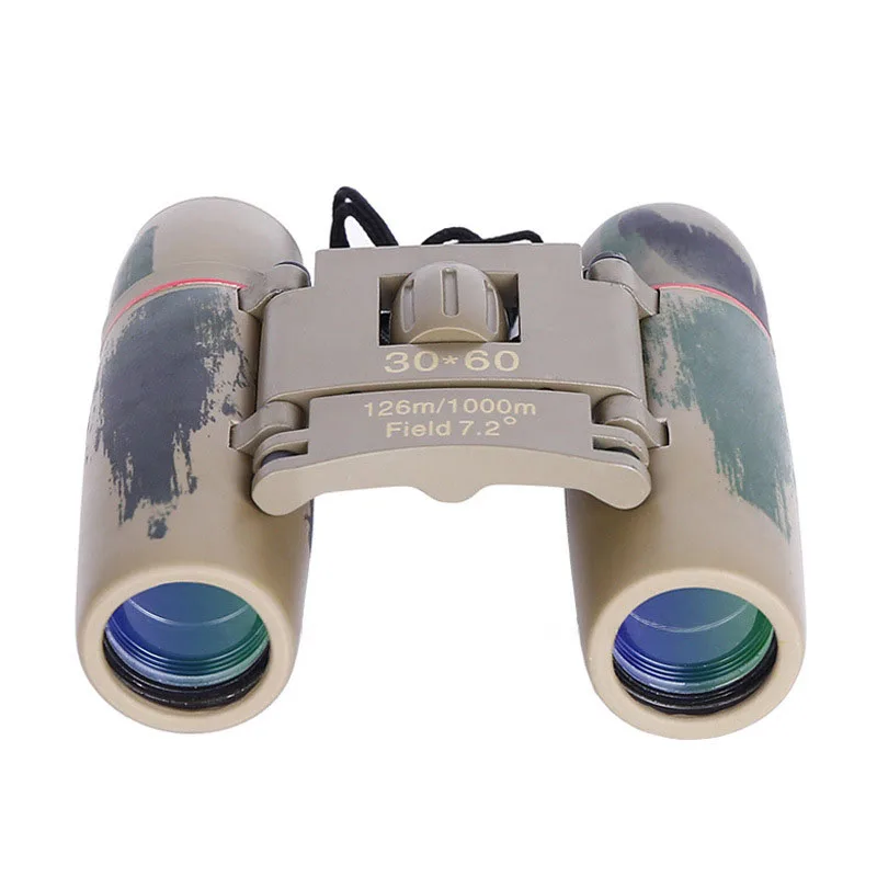 Professional 30x60 Telescope Mini Compact Folding Binoculars HD Portable for Child Outdoor Bird Watching Camping Travel Gift