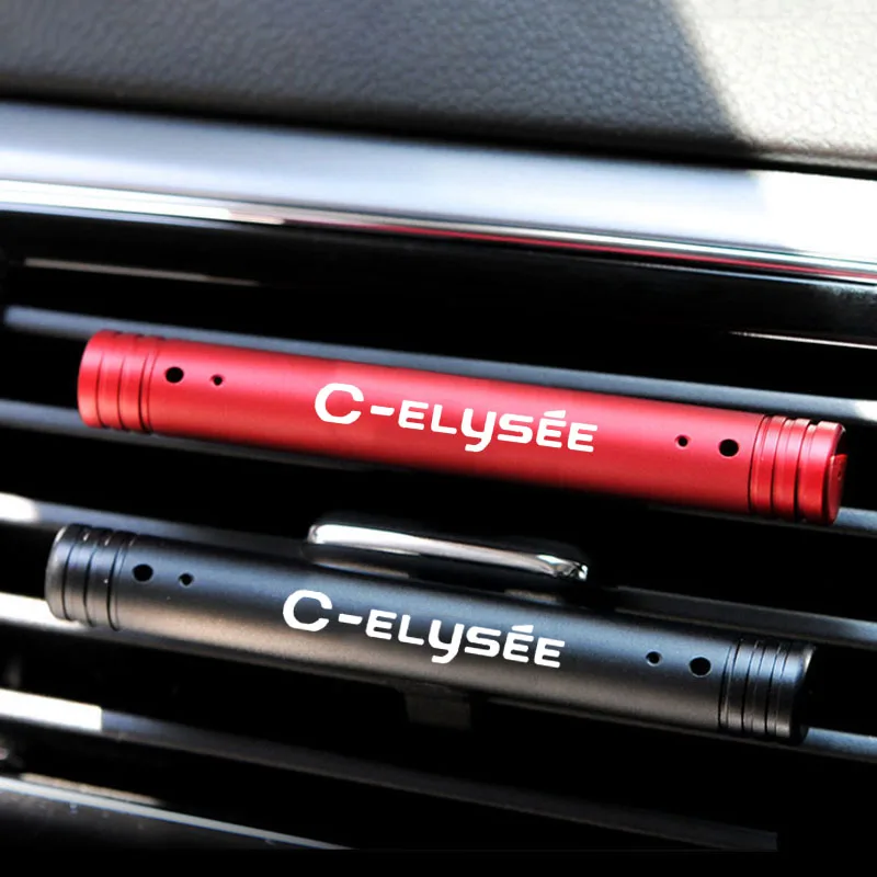 Metal Car Aromatherapy Stick Car Aromatherapy Stick with Logo is Available in Two Colors For Citroen C-ELYSEE Auto Accessories