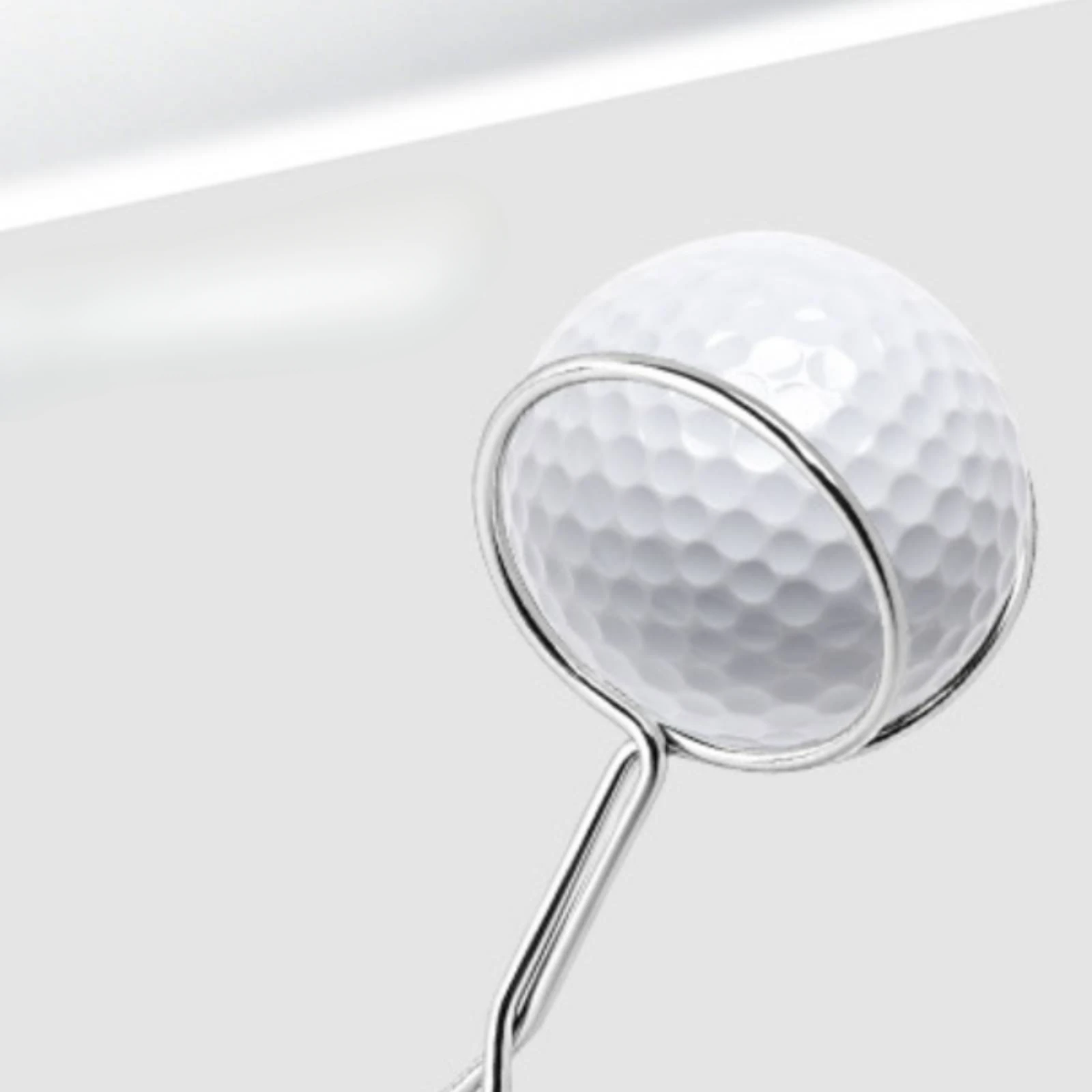 Récupérateur de balles de golf en acier inoxydable avec pinces à boucle, ramasse-balles portable pour club de golf, résistant à la rouille et protégeant le dos.