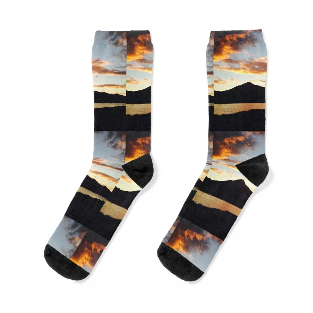 Mt Tam most sold- sunset in Marin County Socks