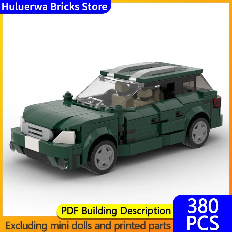 

Модель скоростного гоночного автомобиля MOC, строительные кирпичи, Outback BP, кроссовер, внедорожник, модульная технология, детские праздничные подарки, сборка игрушек, костюм