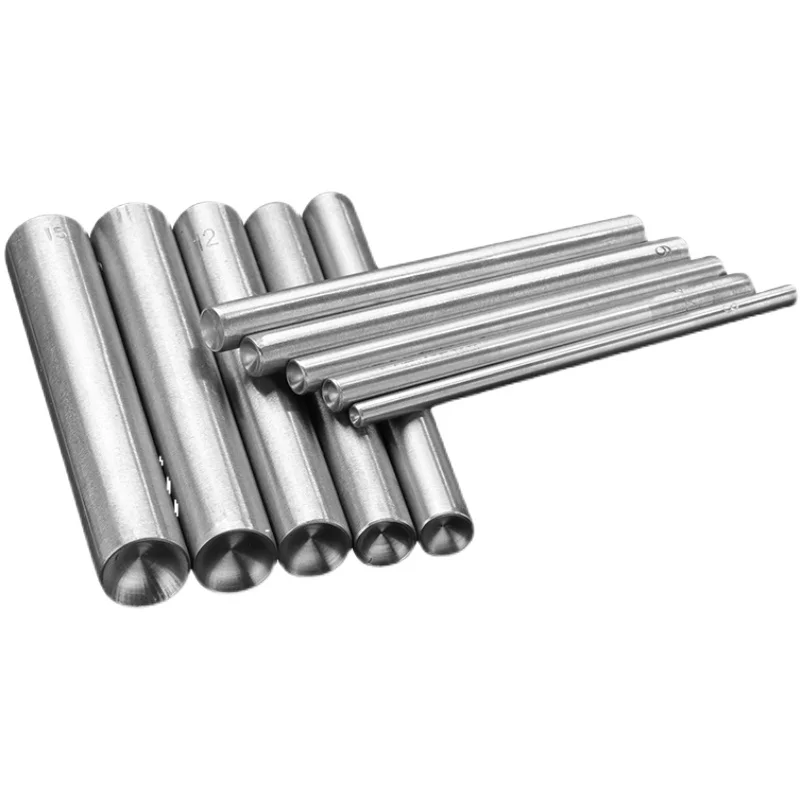 Fungo Punch fungo rivetto Hit Nail Installation Tool Mold fai da te fatto a mano in pelle cintura Punch Hand Knock Round Cap Nail Punch
