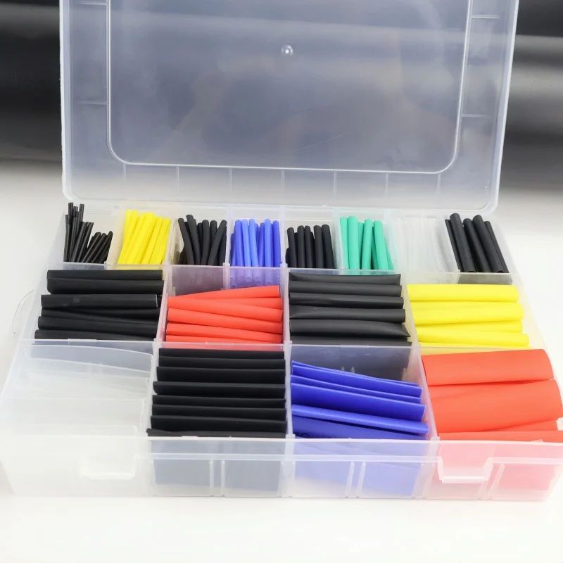 580pcs colored heat shrink tube set; for electrical insulation, maintenance and wire connection of home appliances
