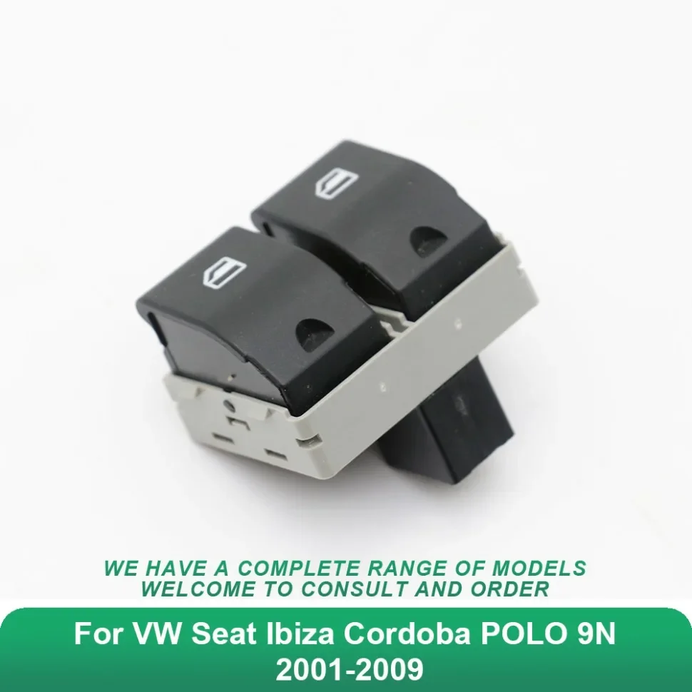 

Nevosa 6Q0959858 Front Car Window Lifter Control Switch For VW Seat Ibiza Cordoba POLO 9N 2001-2009