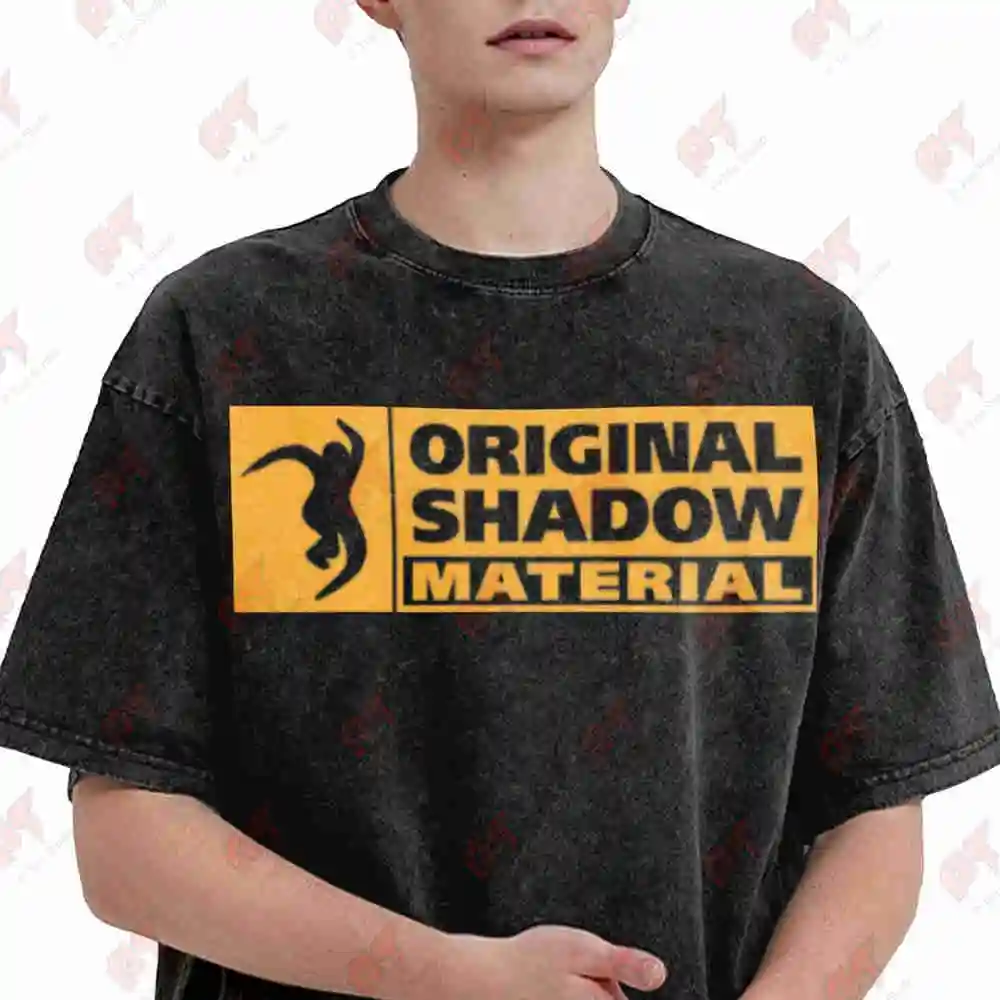 Moving Shadow Drum And Bass Record Label Vintage Washed Tee Pure Cotton T-Shirt