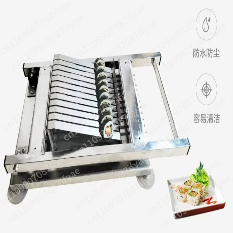 Manual stainless steel cutting sushi roll machine rice roll slicing