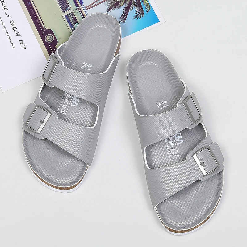 Sandals for Men Summer Leisure Beach Shoes for Men Korean Version Soft Sole Outwear Men\'s Sandals Big Size 35-46 Couple Shoes