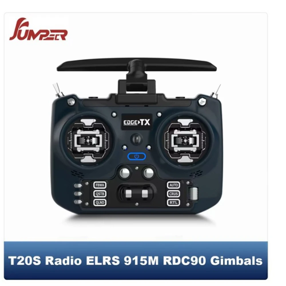 

New Jumper T20S T20 ELRS 2.4G 915MHz 1W RDC90 HALL VS-M Full Size Radio Remote Control Edgetx