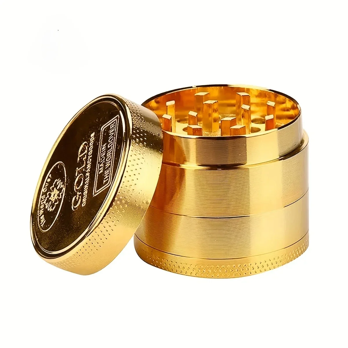 40mm 4-Layer Zinc Alloy Herbal Herb Tobacco Grinders for Smoking Metal Tobacco Cutting Pipe Accessories Tobacco Pipes Herb Mills