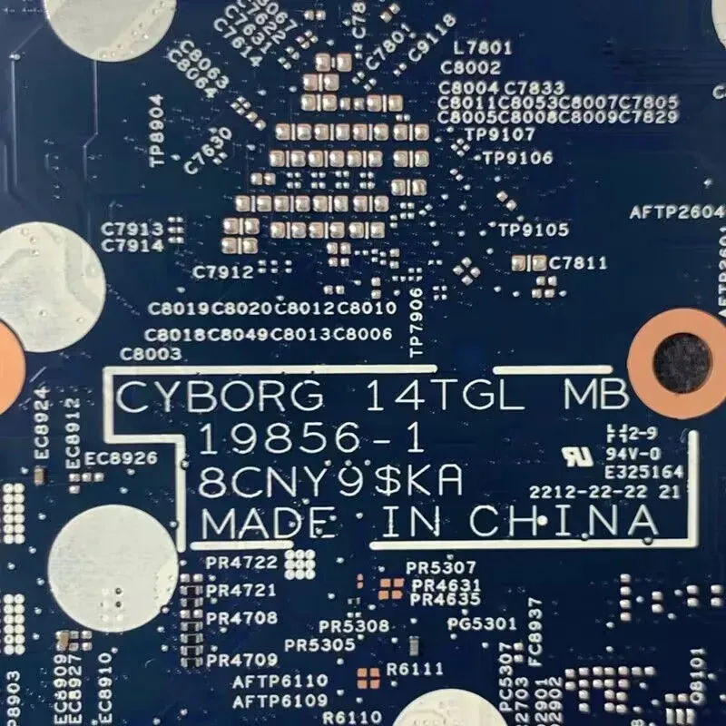 

19856-1 Mainboard For Dell 5410 5418 Laptop Motherboard With I3/I5/I7-11th Gen CPU 100% Fully Tested Working Well