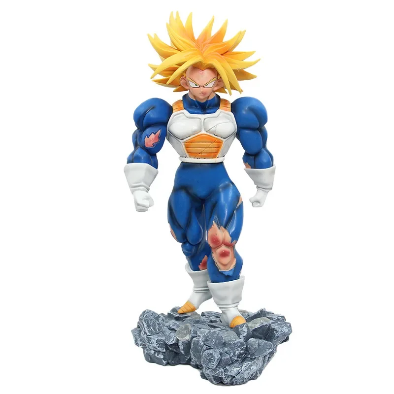 33cm Dragon Ball Z Anime Figure Super Trunks Figures Super Saiyan Gotenk Figurine GK Statue Collection Model Toys Christmas Gift