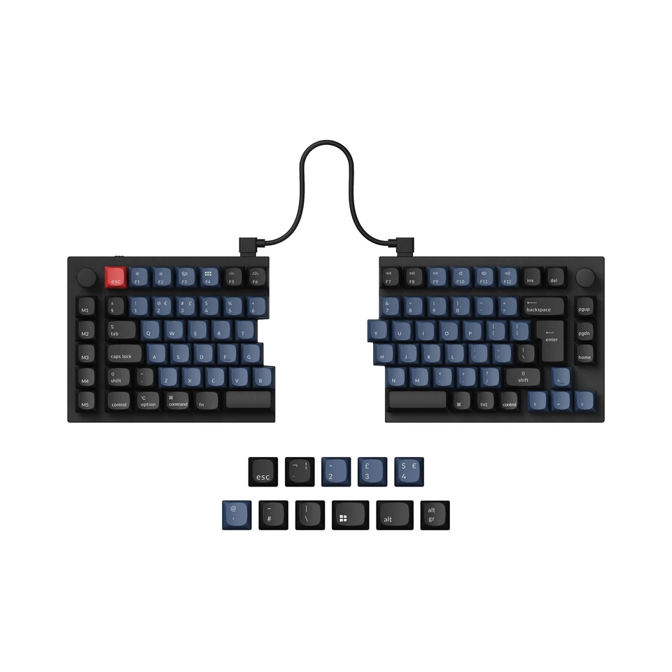 Keychron Q11 UK ISO配列 Keychron Q11 QMK ISO Layout Collection Knob Split Design Custom