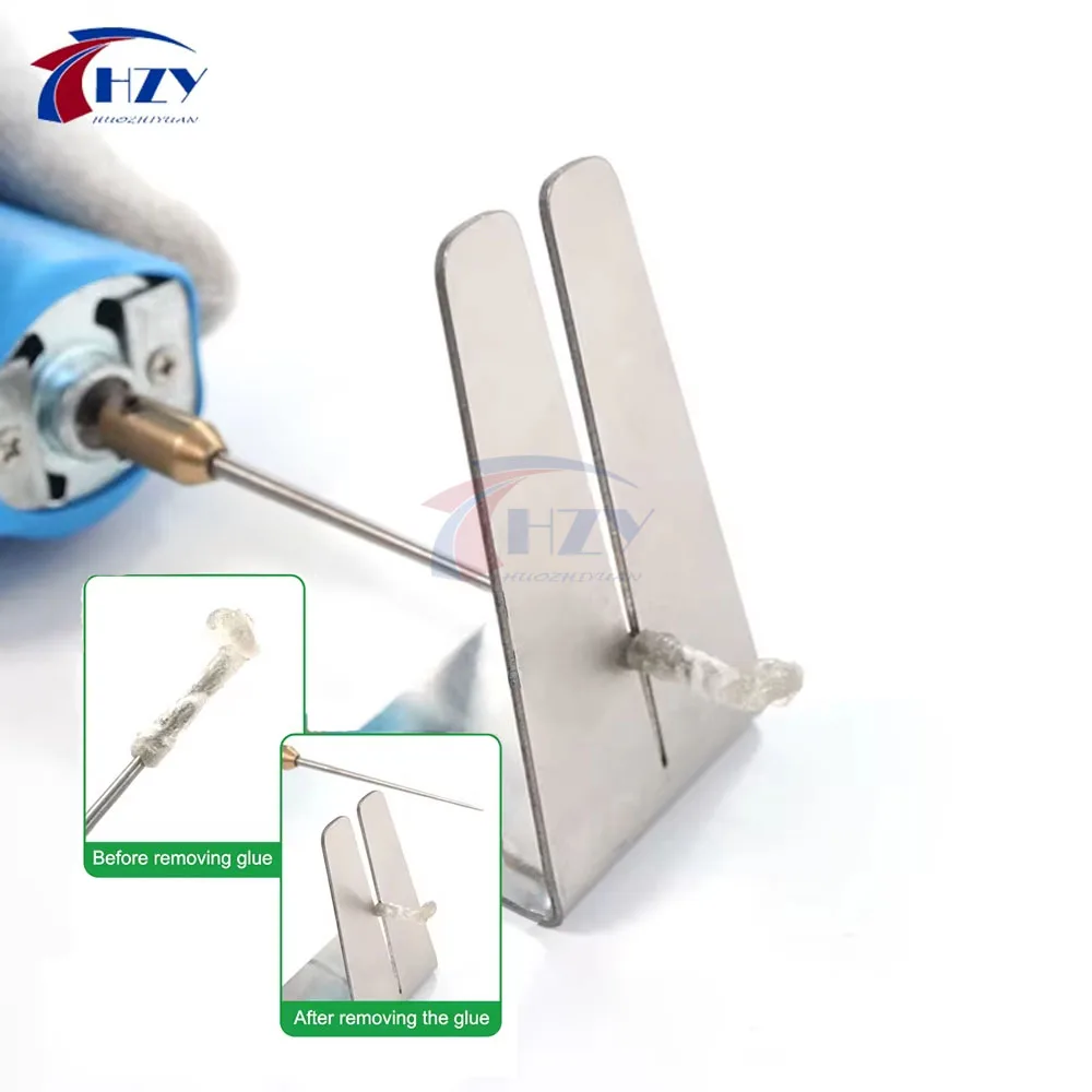 

RELIFE RL-074 Glue Remove Artifact Stainless Steel OCA Dry Glue Remover Needle Rod Quick Scraping Clean Mobile Phone Repair Tool