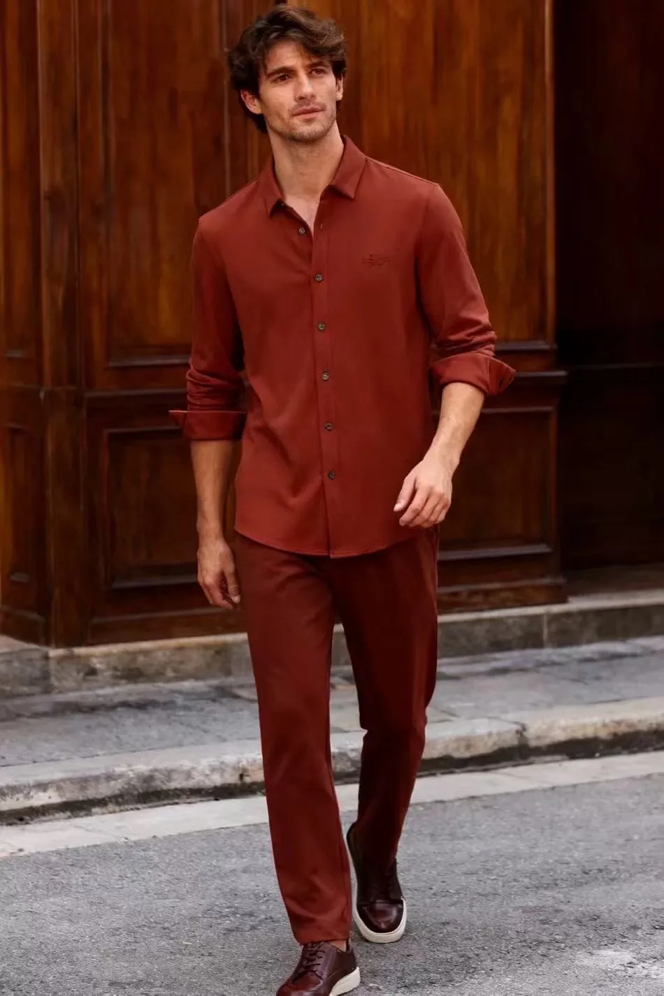 حذاء رجالي إيطالي طويل Sve irt كاجوال من القطن بوسين كاجوال بياقة مقلوبة قابل للتناول بشريط مزدوج جورجيت irt #1